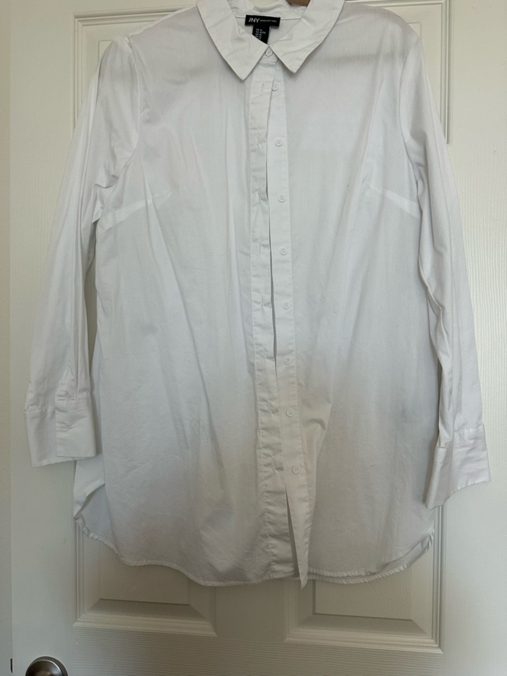 Jones New York Men's White Button-Front Dress Shirt